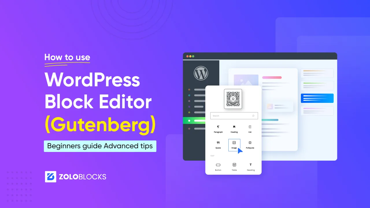 WorPress Block Editor