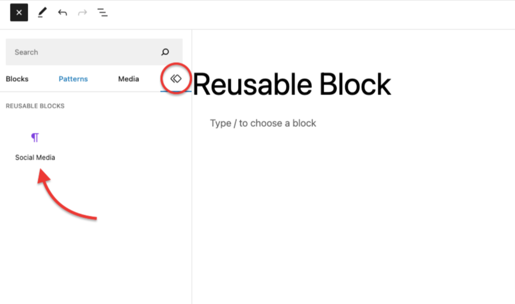 Reusing Reusable Blocks in WordPress Block Editor