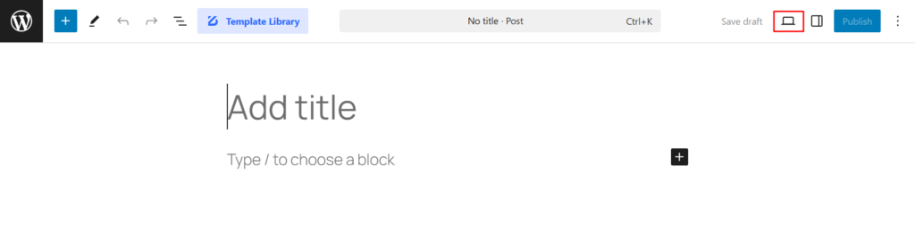 Preview in WordPress Block Editor