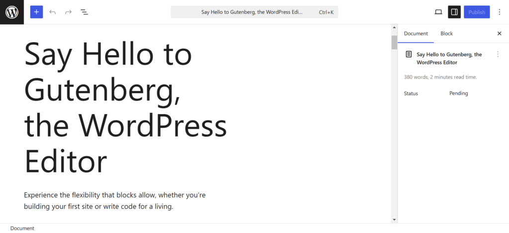 WordPress Block Editor - New Gutenberg Builder