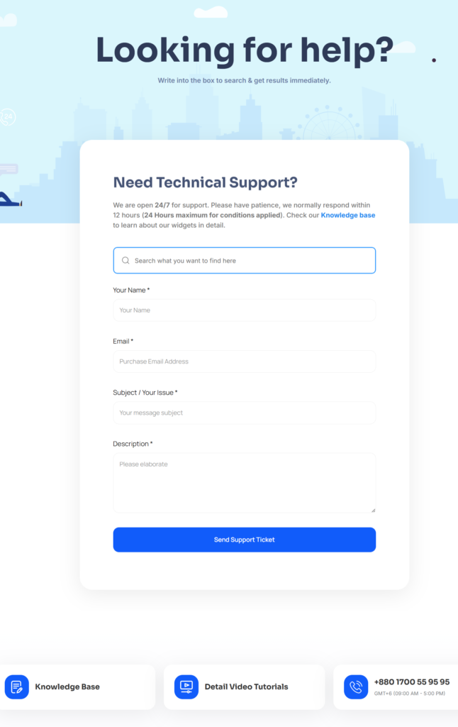 Customer Support and Documentation in Gutenberg Builder
