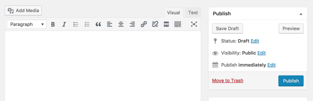 Classic Editor in WordPress