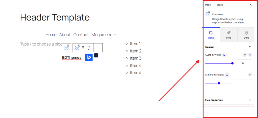 Customize Mega Menu Styles