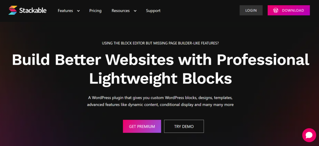 Stackable - Best WordPress Gutenberg Plugin