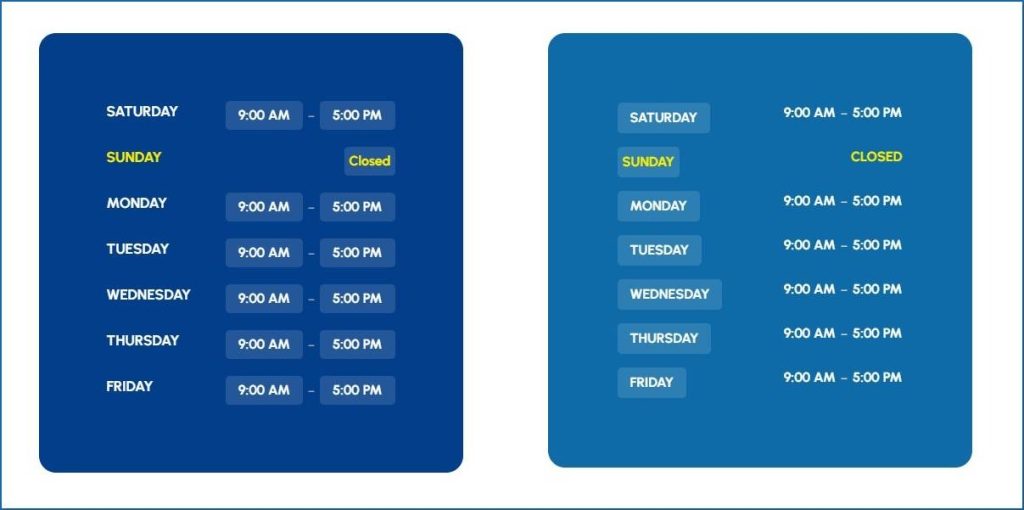Business Hours