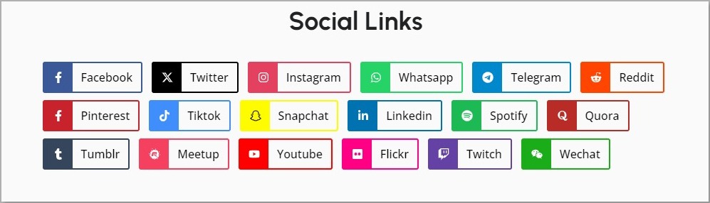 Social Links