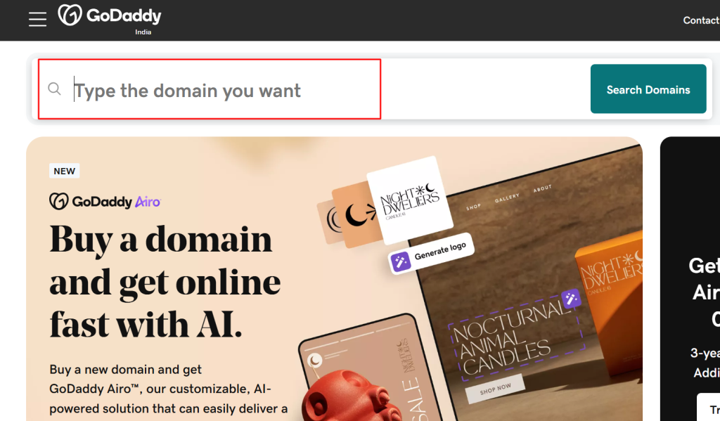 Register a Domain Name and Buy a Hosting Plan