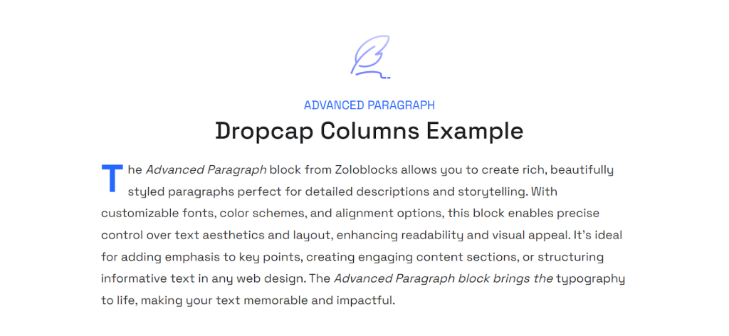 Advanced Paragraph