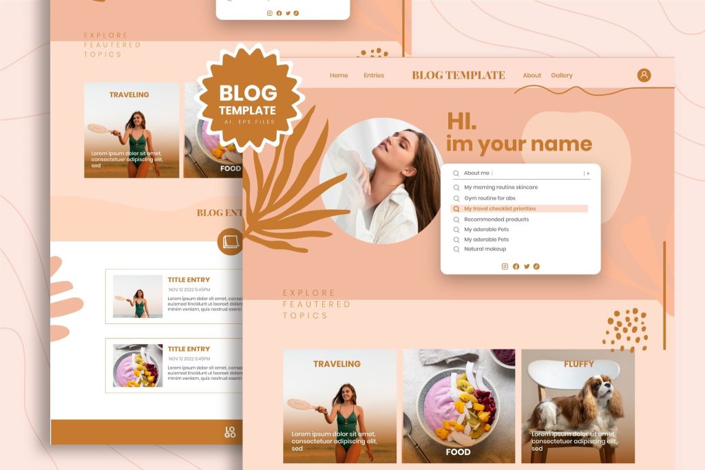WP Blog Template Plugin