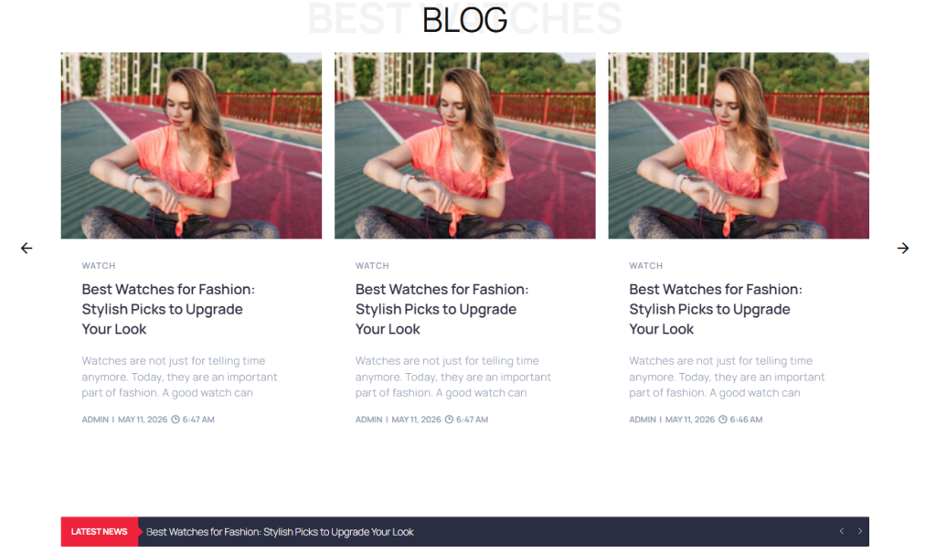 Final Archive Page Layout