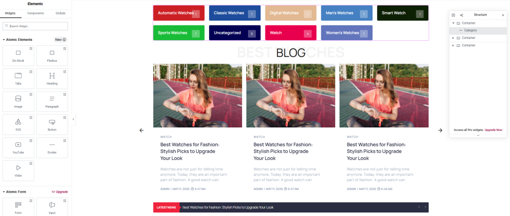 Adding Categories
